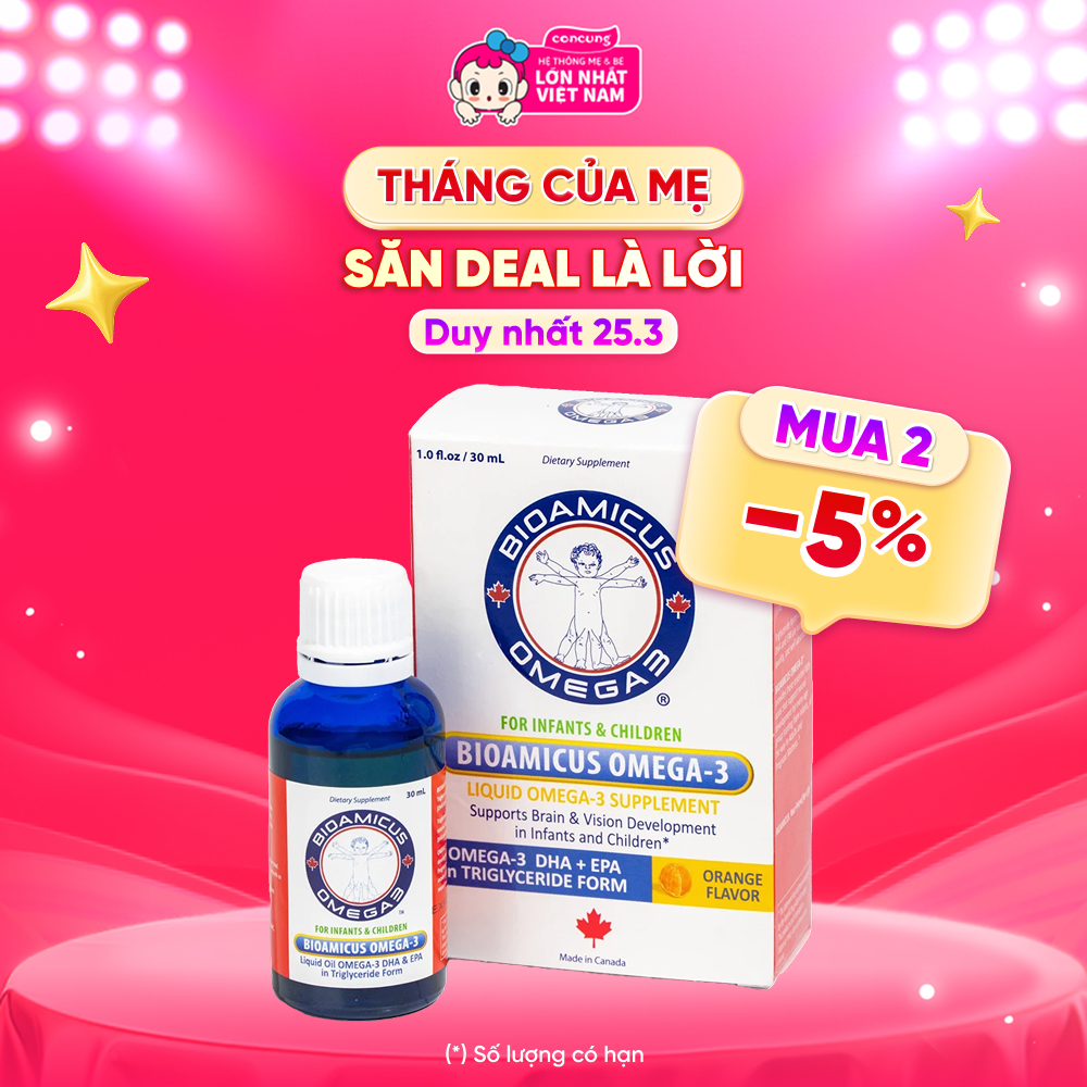 Thực phẩm bảo vệ sức khỏe BioAmicus Omega-3 chính hãng - concung