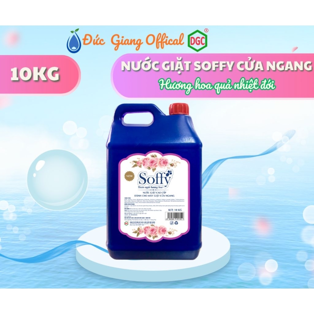 Nước giặt Soffy cửa ngang 10kg