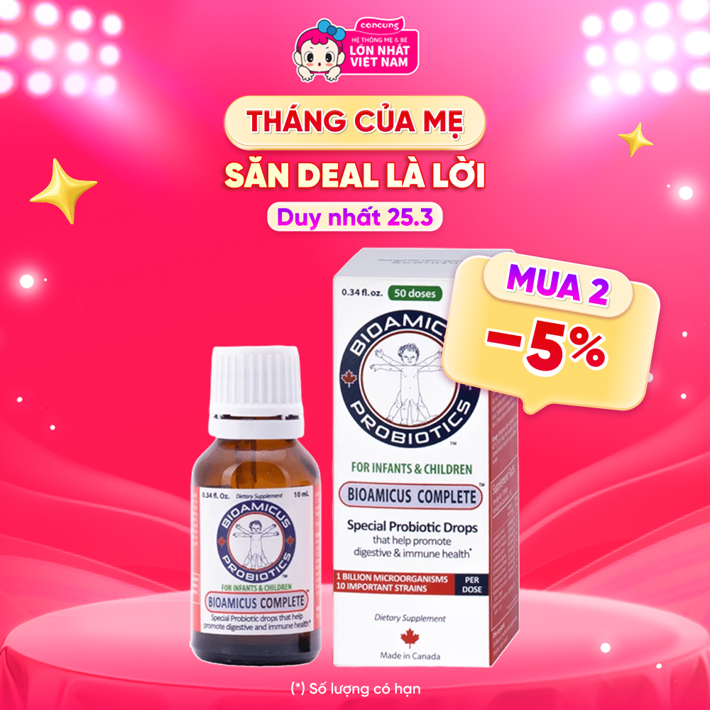 Men vi sinh 10 chủng BioAmicus Complete 10ml