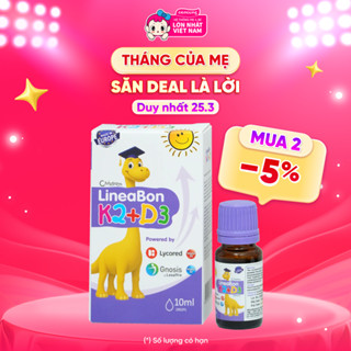 Vitamin giúp bé tăng chiều cao K2+D3 Lineabon - concung