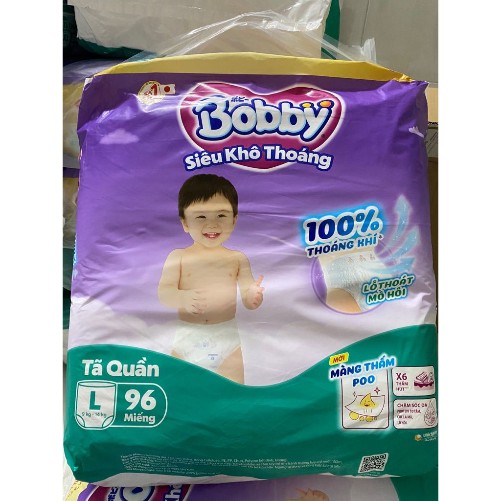 Tả quần Bobby size L96 miếng gạo non