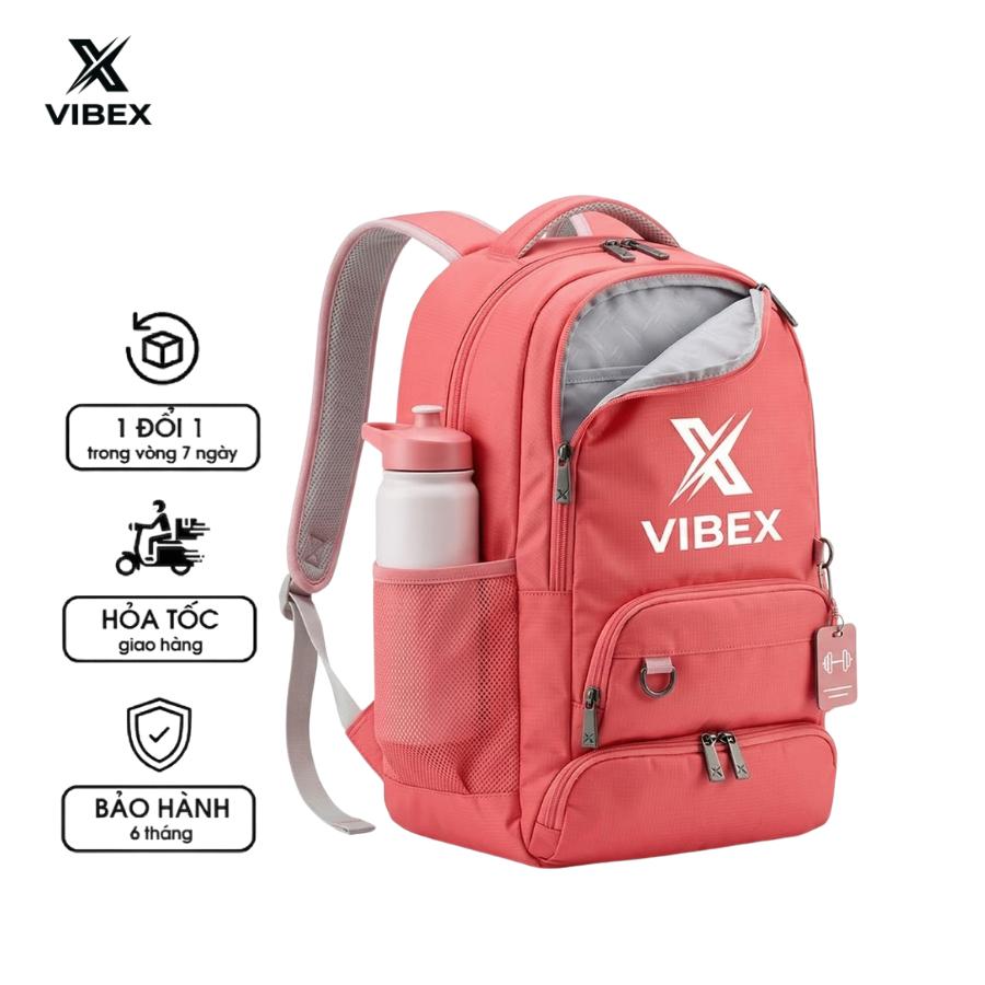 Ba Lô Thể Thao Nữ VibeX GYM02 Cỡ Lớn Chuyên Dụng Đi Gym
