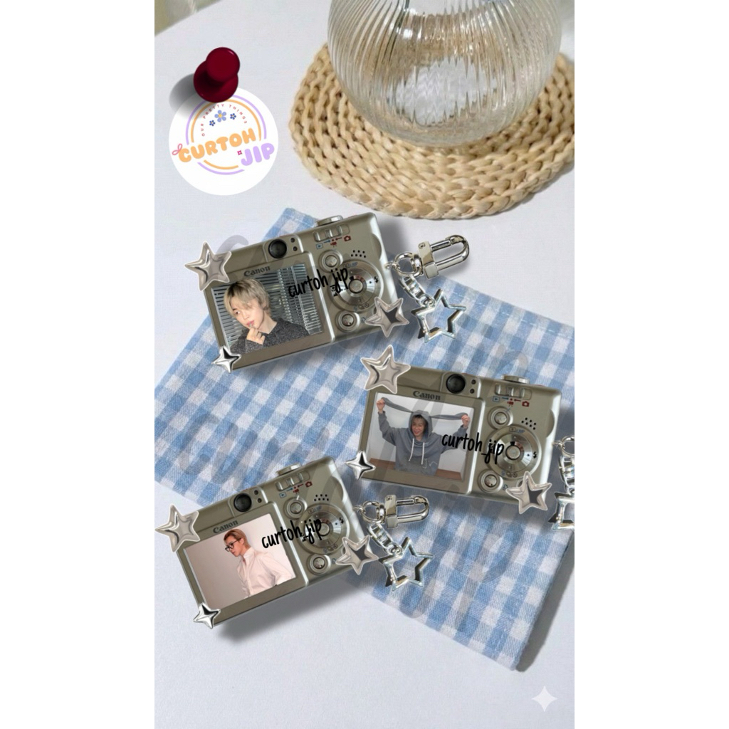 Móc khoá keychain camera ver Jimin - curtoh_jip