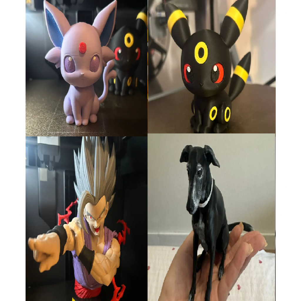 mô hình Espeon Chibi  -Umbreon Chibi -songoku GOHAN BEAST BUST-  dog GREYHOUND