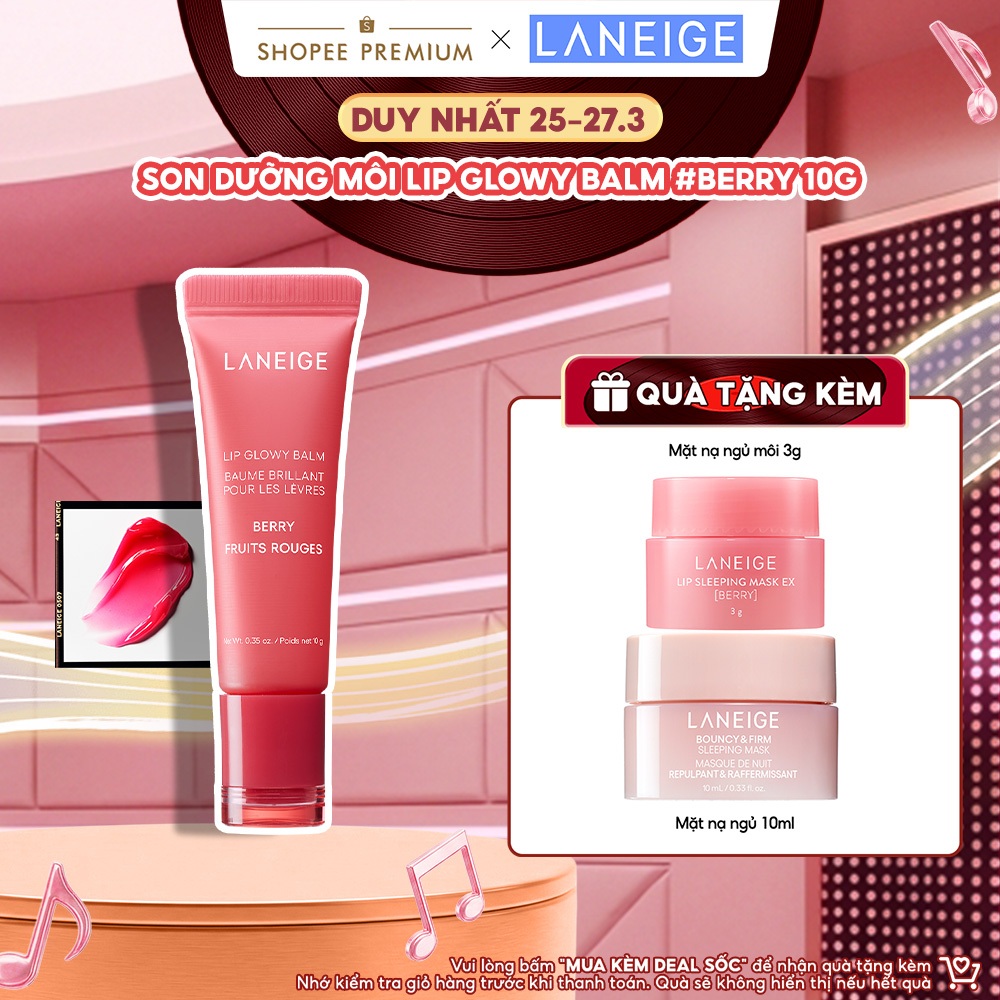 Son dưỡng môi LANEIGE Lip Glowy Balm 10g