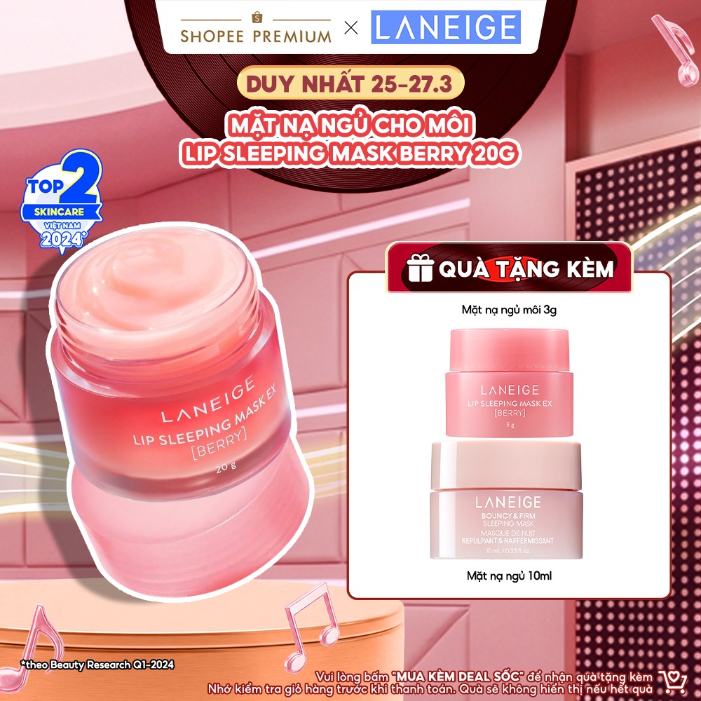 Mặt nạ ngủ dành cho môi Laneige Lip Sleeping Mask 20G