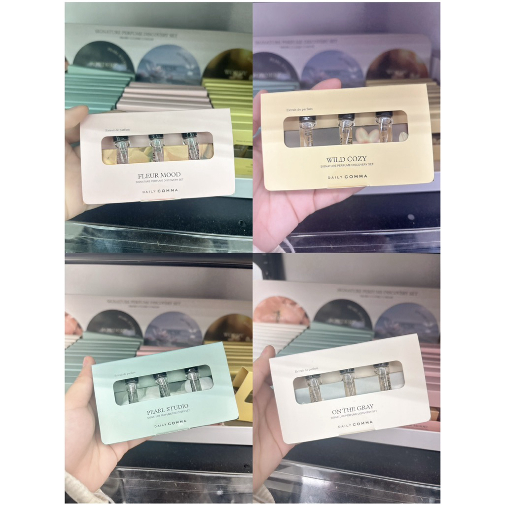 Set nước hoa mini Daiso– Signature Perfume Discovery Set 3 lọ (3.3ml x 3)