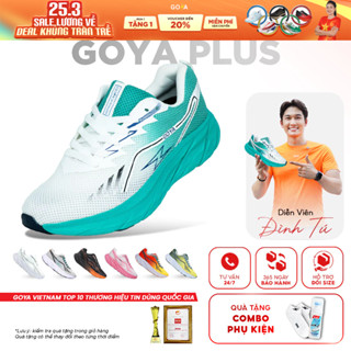 Giày thể thao chạy bộ nam nữ Goya Plus năm 2026 02T, siêu nhẹ, siêu êm nẩy vượt trội