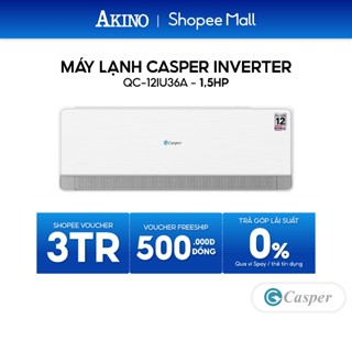 QC-12IU36A I Máy Lạnh Casper Inverter Tiết Kiệm Điện 12.000BTU/1.5HP/1,5Ngựa Model 2025