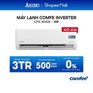 [Inverter tiêu chuẩn 2026] CFS-10VGX I Máy Lạnh Comfee Inverter Tiết Kiệm Điện 9.000BTU/1.0HP/1Ngựa