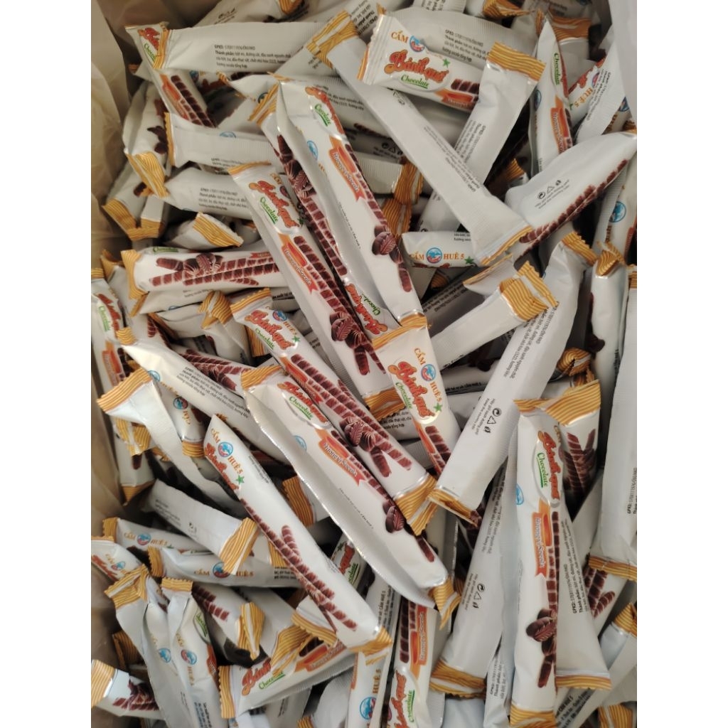 Bánh Ống Quế Socola Cẩm Huê Xá Kg - Giòn Xốp Thơm Ngon