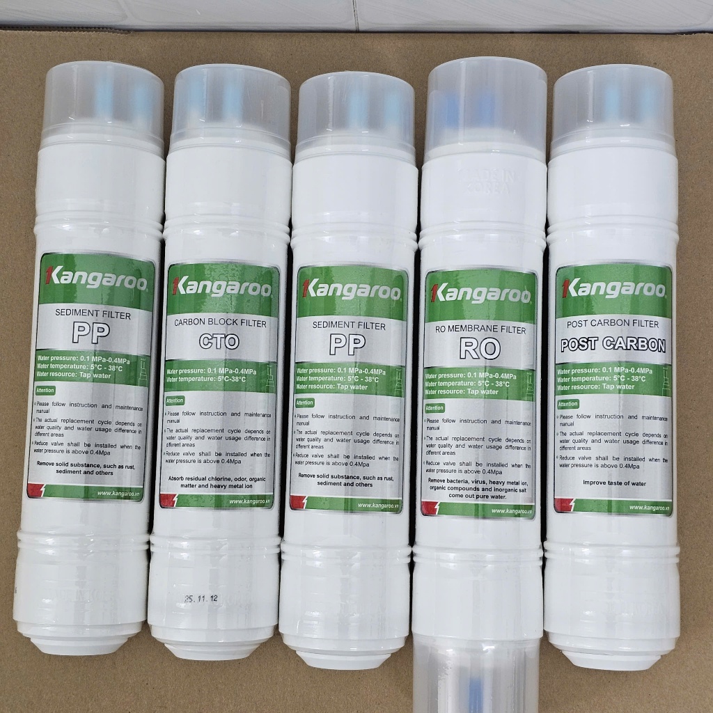 Bộ 5 lõi lọc KG61A3, KG62A3