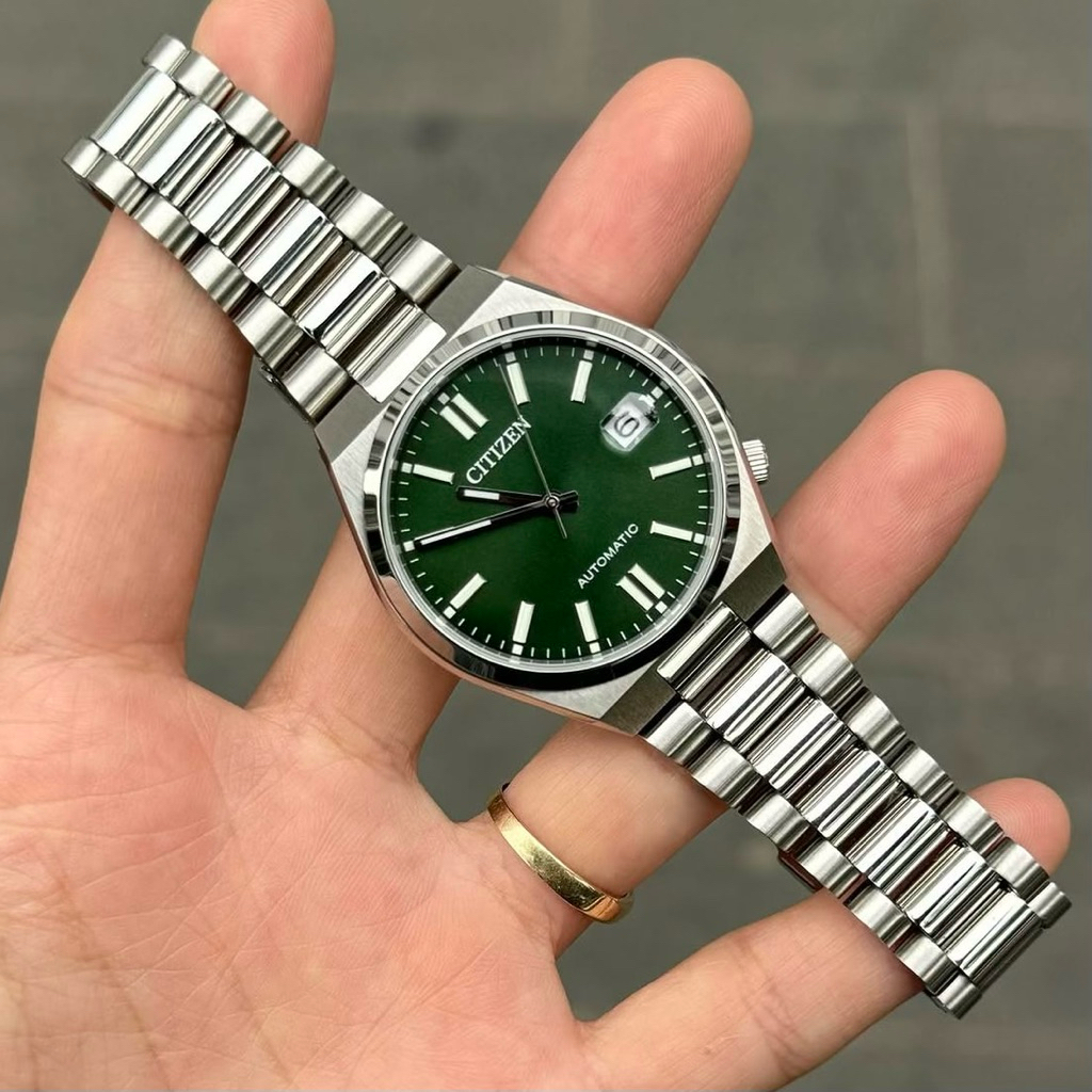 Đồng hồ nam nữ dây thép Citizen Automatic Tsuyosa NJ0200-50X