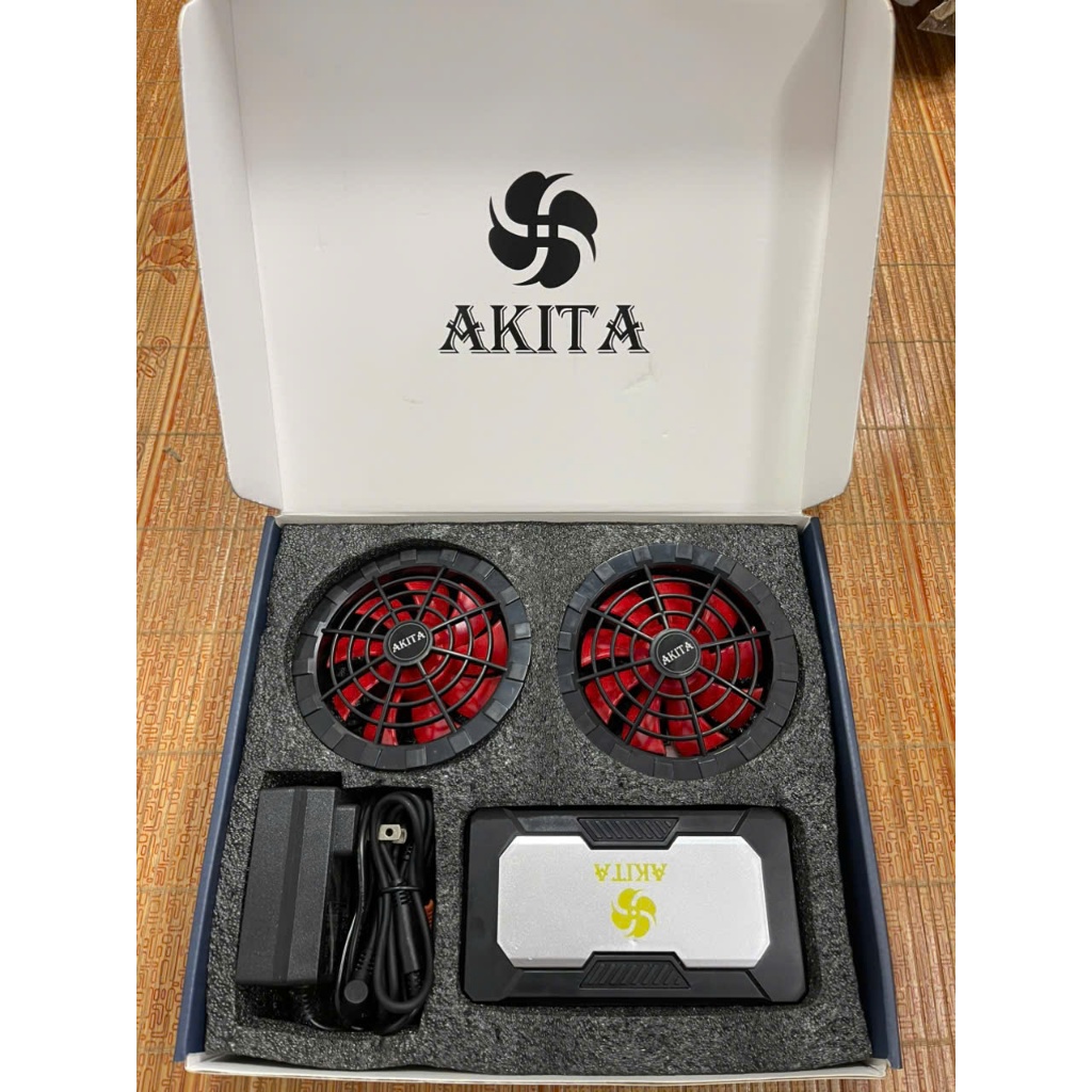 Bộ quạt áo điều hòa AKITA chính hãng, quạt không chổi than hoạt động từ 12-18 tiếng