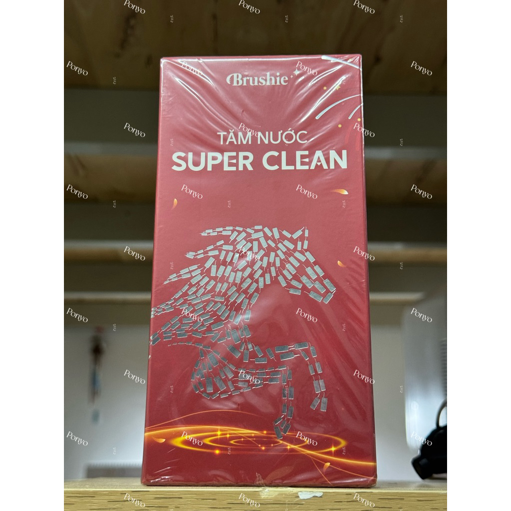 Tăm nước Brushie super clean phiên bản đặt biệt màu đỏ