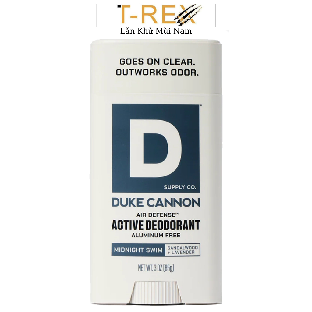 Lăn Khử Mùi Duke Cannon Midnight Swim Deodorant 85G (Sáp Trắng)