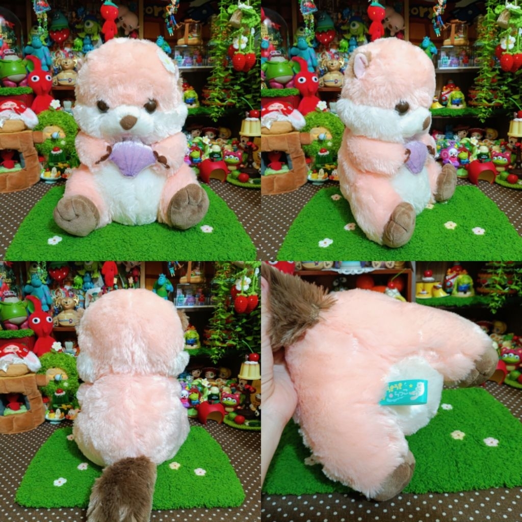 [MS71] Gấu bông RÁI CÁ Amuse 30cm màu hồng dễ thương (Chính hãng Nhật Bản)