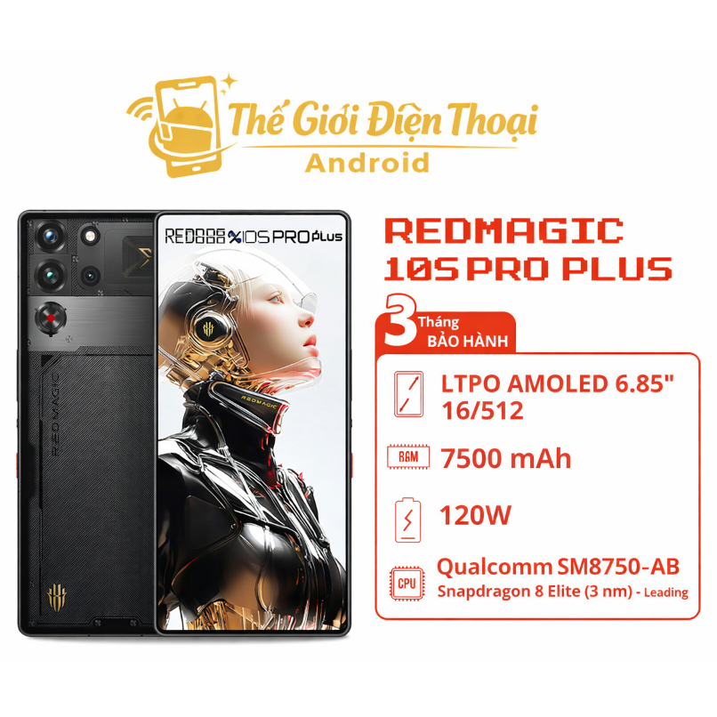 Điện thoại ZTE Nubia Red Magic 10S Pro Plus 16/512GB QUA SỬ DỤNG FULLBOX 99%