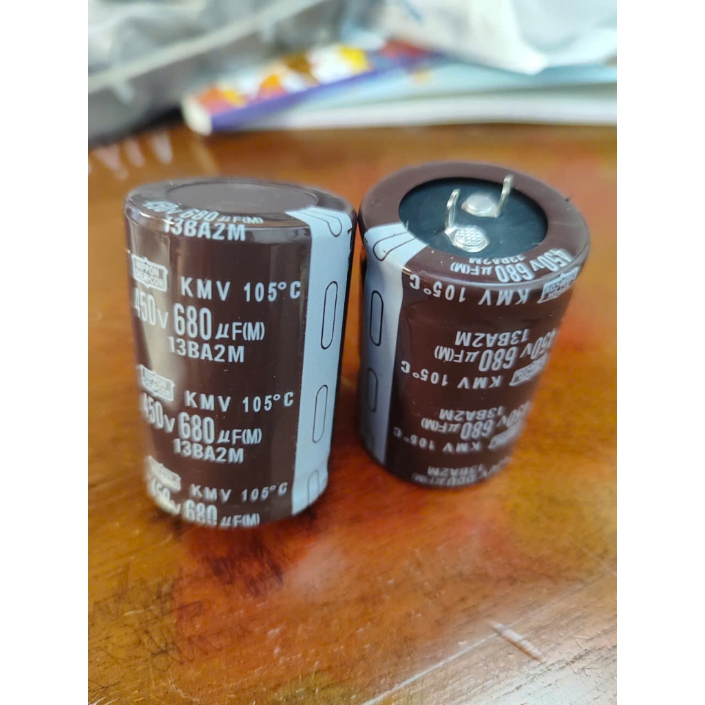 Tụ Nippon chemicon KMV 680uf 450v, tụ phân cực 680uf 450v