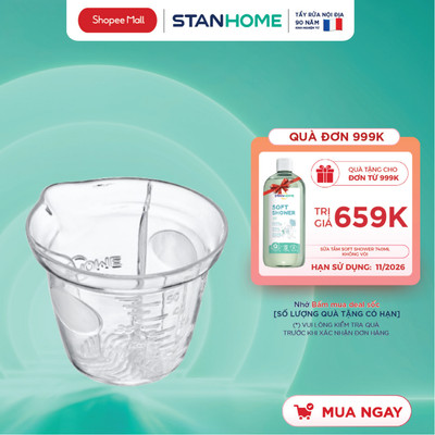 Nắp nhựa chia vạch 5ml, 10ml, 15ml, 20ml, 25ml, 35ml, 40ml, 45ml, 50ml, 55ml, 60ml Stanhome Doseur