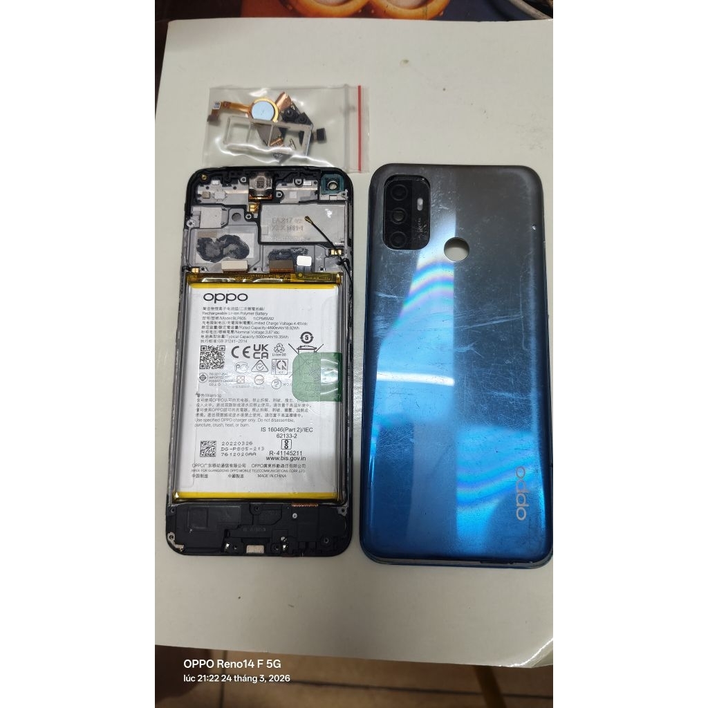 XÁC KHÔNG MAIN OPPO A53 CŨ (MÀN HỎNG)