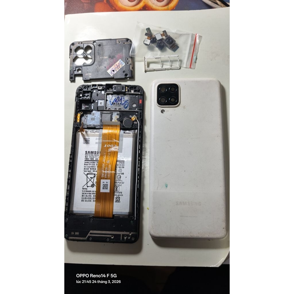 XÁC KHÔNG MAIN SAMSUNG A12 CŨ (MÀN HỎNG)