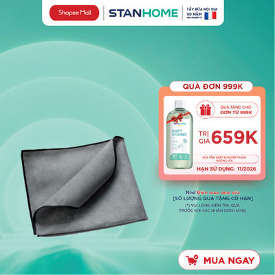 Khăn microfiber làm sạch và đánh bóng bề mặt Stanhome Velvet kích thước 40x40