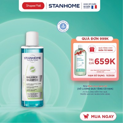 Dầu gội giảm ngứa loại bỏ gàu Stanhome balance shampoo 200ml
