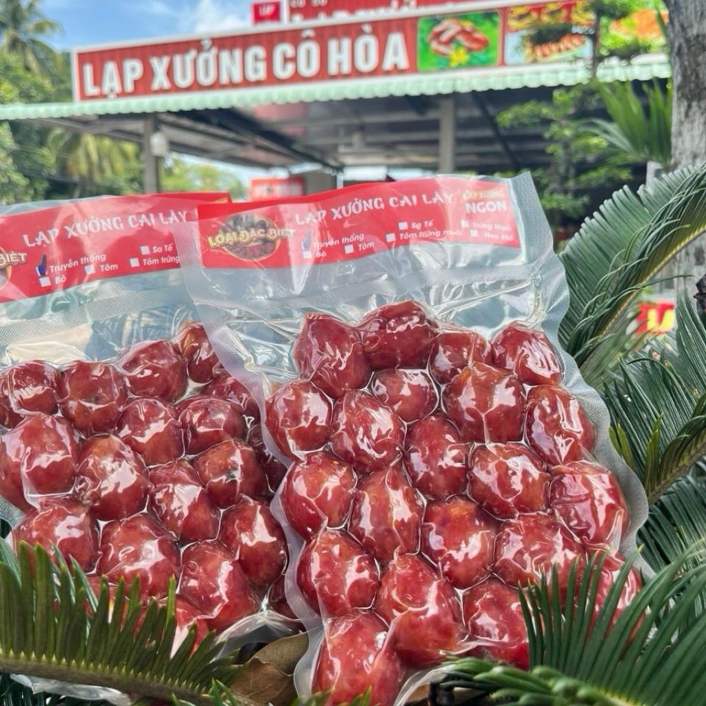 1Kg lạp xưởng Hồ lô siêu nạc,lạp xưởng Cai Lậy nhà cô Hoà