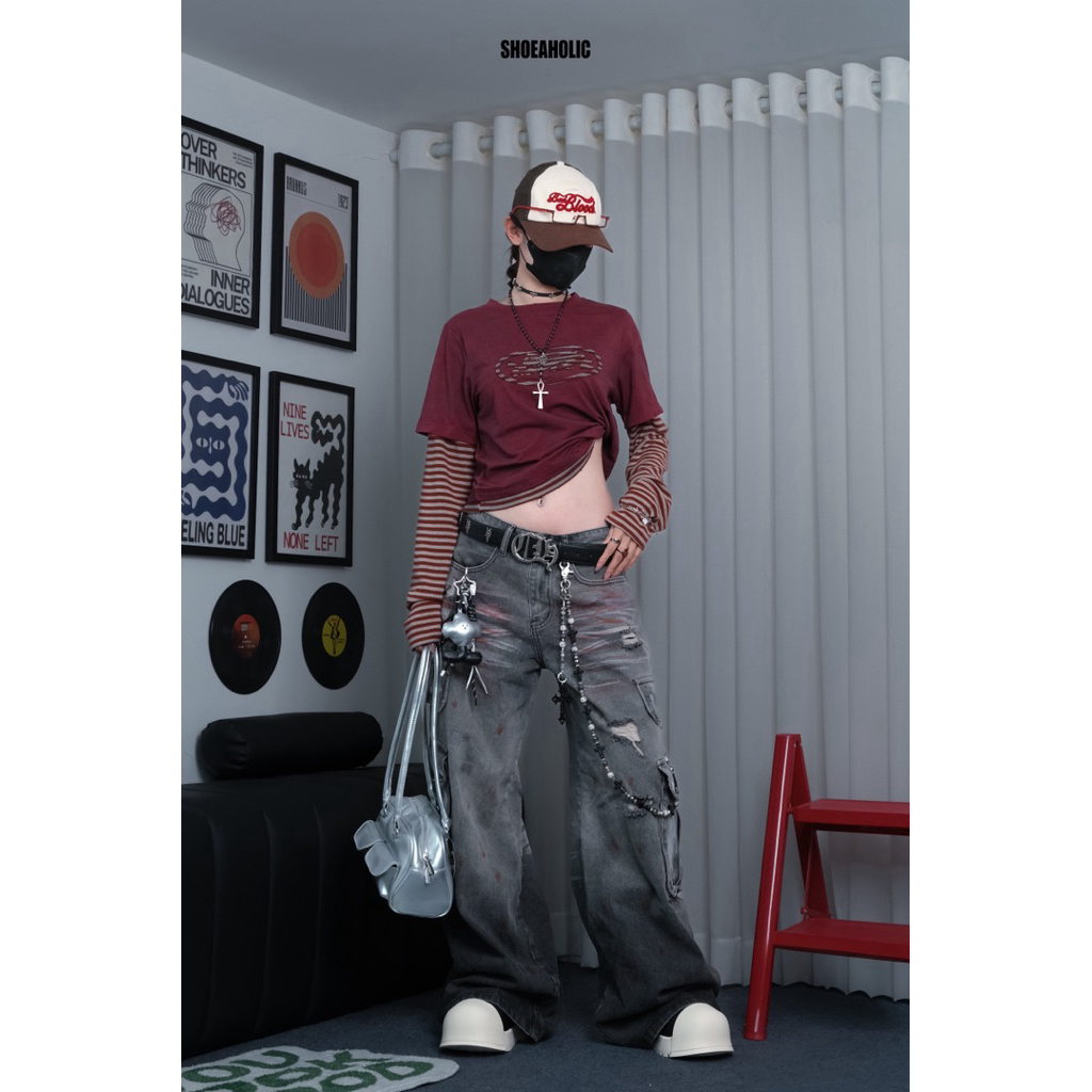 ÁO DÀI TAY LONGSLEEVE LAYER BAD BLOOD STREETSTYLE