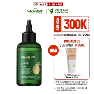 BẢN CẢI TIẾN - Nước dưỡng tóc tinh dầu bưởi ( pomelo hair tonic ) Cocoon 140ml thuần chay