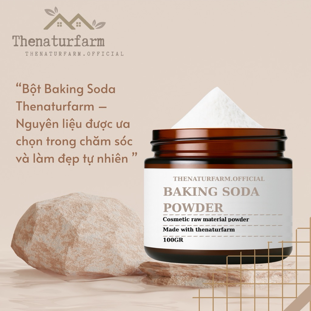 Bột baking soda nguyên chất Thenaturfarm [ Baking Soda Powder ]