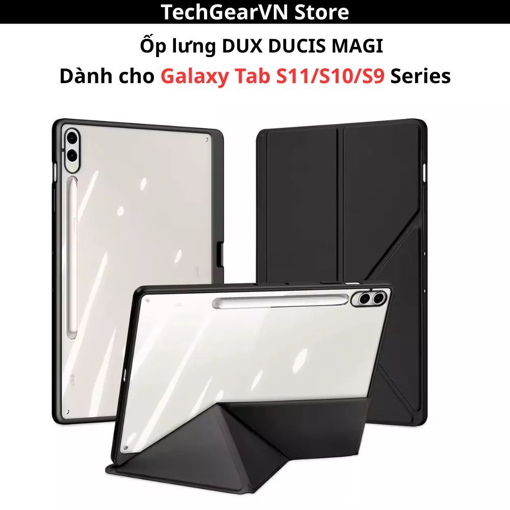 Bao da ốp lưng DUX DUCIS MAGI dành cho Samsung Galaxy Tab S11,S11 Ultra,S10Fe,S10 Lite,S10 Ultra/S9F