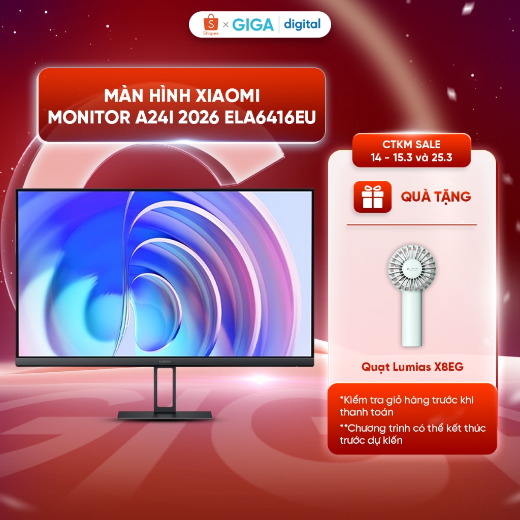 Màn hình máy tính Xiaomi Monitor A27i ELA5345EU /A27QI/ A24i ELA5444EU - Độ phân giải Full HD, tấm nền IPS