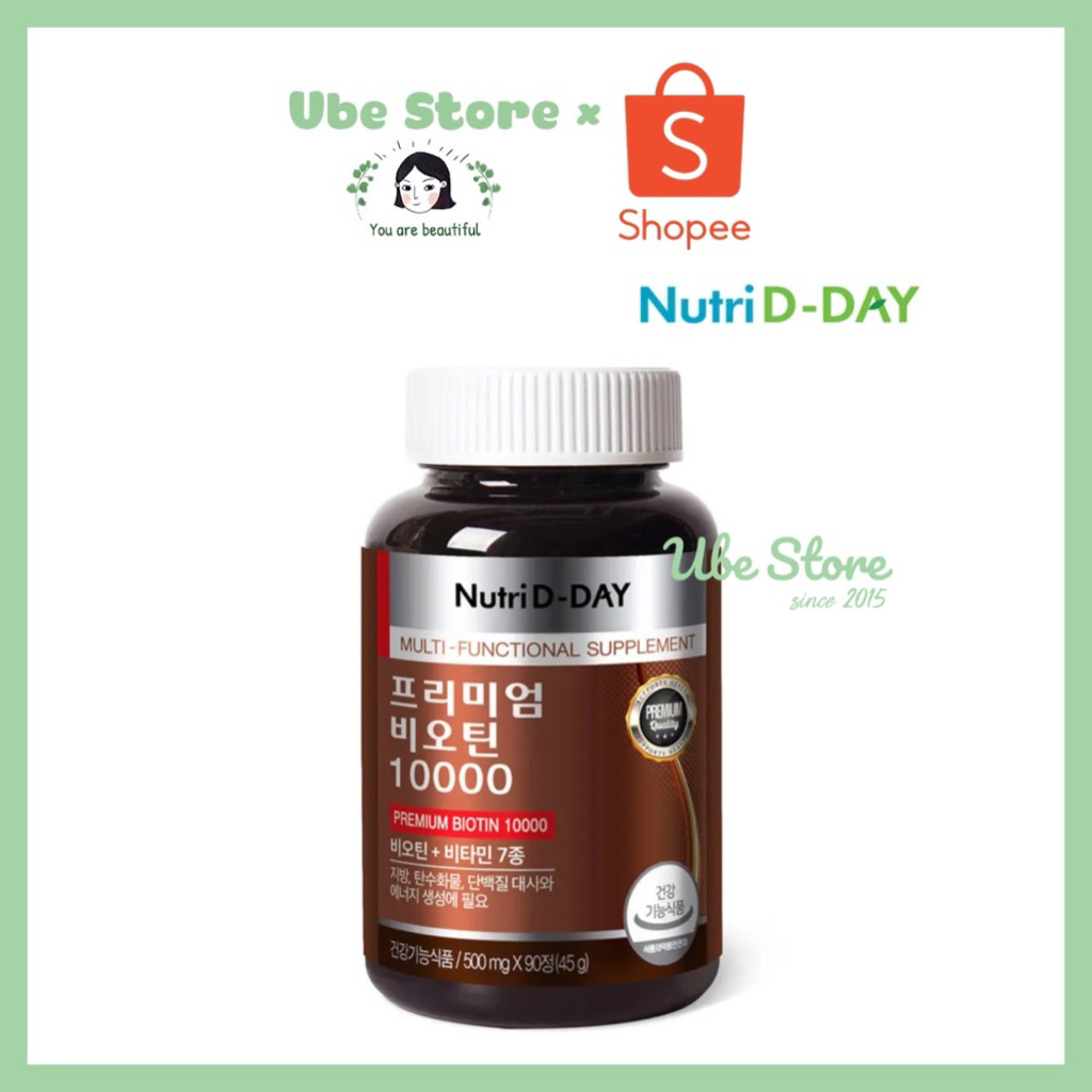 VIÊN UỐNG BỔ SUNG BIOTIN 𝐍𝐔𝐓𝐑𝐈 𝐃𝐃𝐀𝐘 𝐏𝐑𝐄𝐌𝐈𝐔𝐌 𝐁𝐈𝐎𝐓𝐈𝐍 𝟏𝟎.𝟎𝟎𝟎