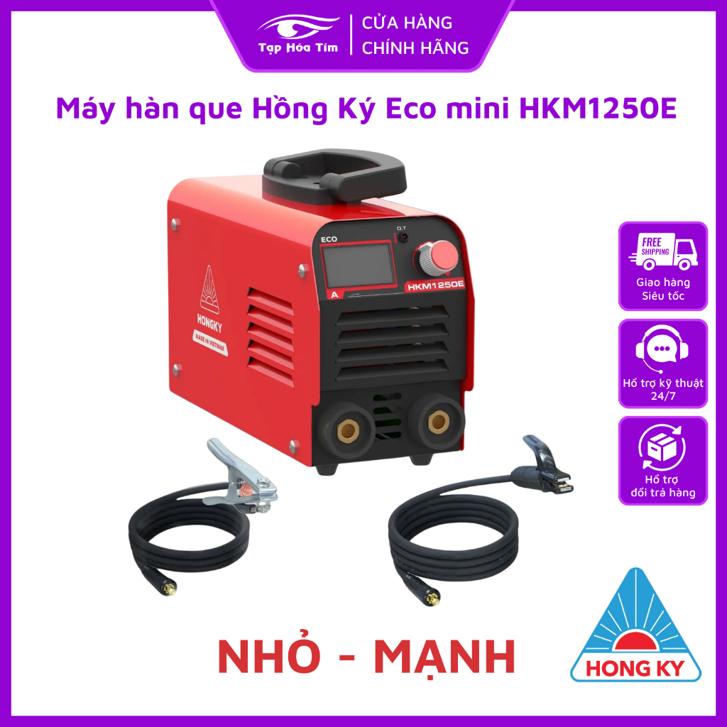 Máy Hàn Que Mini Hồng Ký HKM1250 Chính Hãng | Bảo Hành 12 Tháng | Hàng Việt Nam Cao Cấp