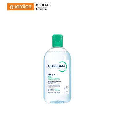Nước Tẩy Trang Bioderma Dành Cho Da Hỗn Hợp, Da Dầu & Da Mụn Sébium H2O 500ml
