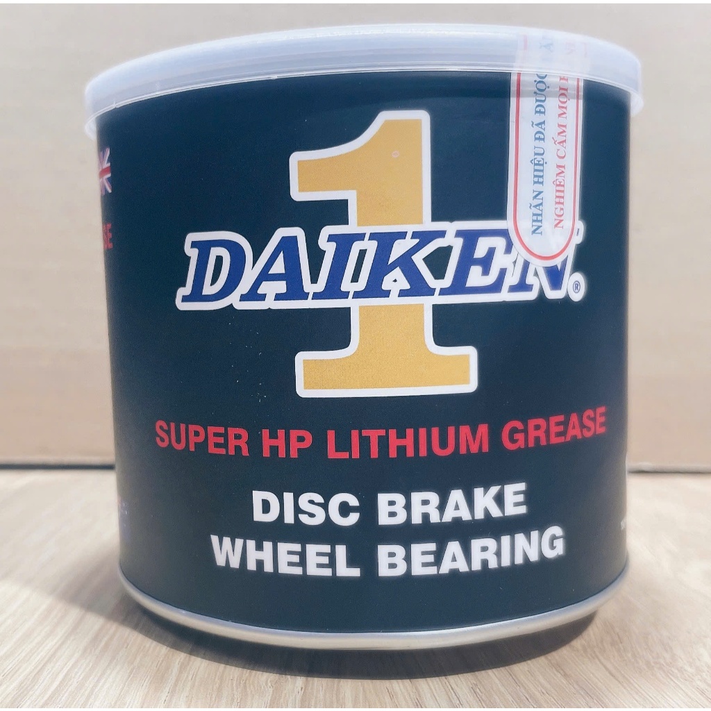 Mỡ Bò Bôi Trơn Chịu Nhiệt Cao Cấp DaiKen, Độ nhờn cao. Lon 500g_ Chịu được 500F