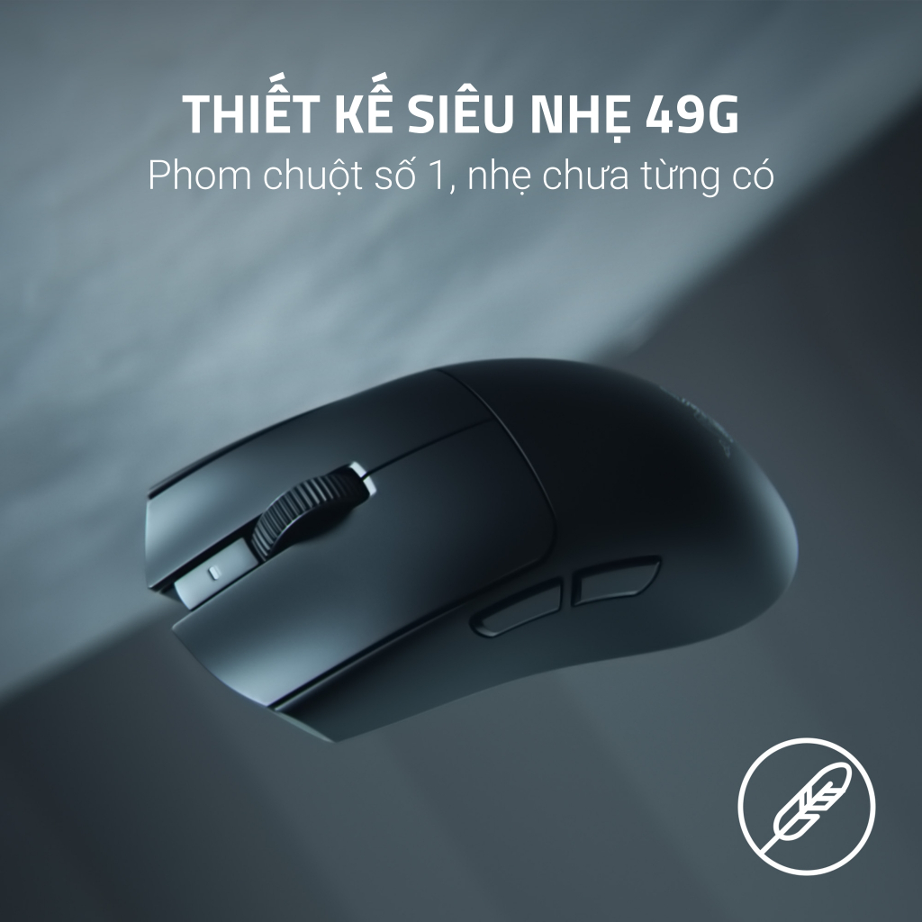 Chuột Gaming không dây Razer Viper V4 Pro 8K hz 49G Cảm biến Focus Pro 50k Gen 3 BH 24 tháng | BigBuy360 - bigbuy360.vn