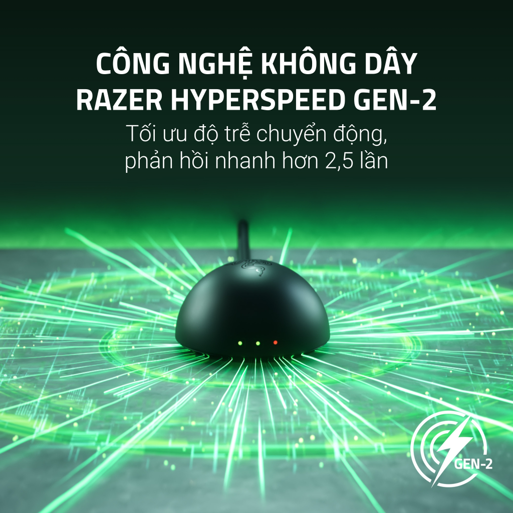 Chuột Gaming không dây Razer Viper V4 Pro 8K hz 49G Cảm biến Focus Pro 50k Gen 3 BH 24 tháng | BigBuy360 - bigbuy360.vn