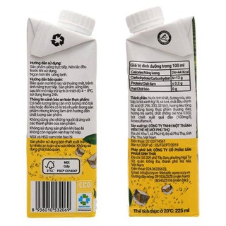 1 Lốc COZY 225 Trà Đào Sả / 4 hộp -225ml