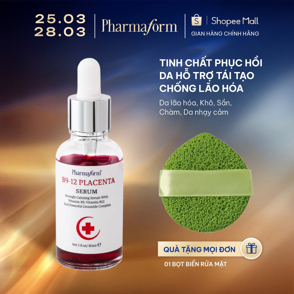 Serum phục hồi da và chống lão hóa  Pharmaform B9-12 Placenta