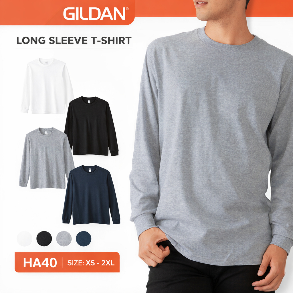 Áo thun Gildan Hammer Dài tay