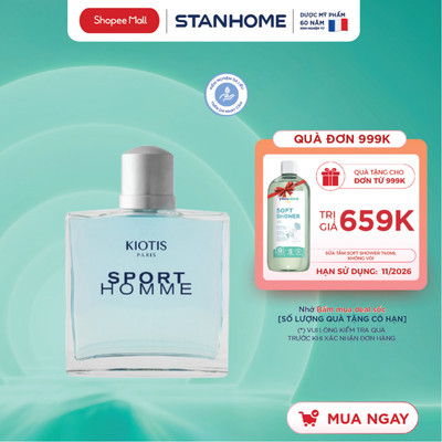 Nước hoa cao cấp cho nam giới Kiotis Paris sport homme 100ml