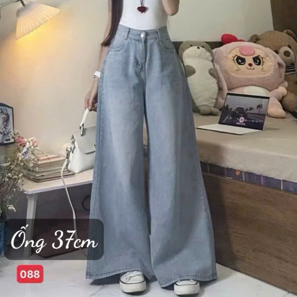Quần xuông ống  rộng 37cm dài 102cm
