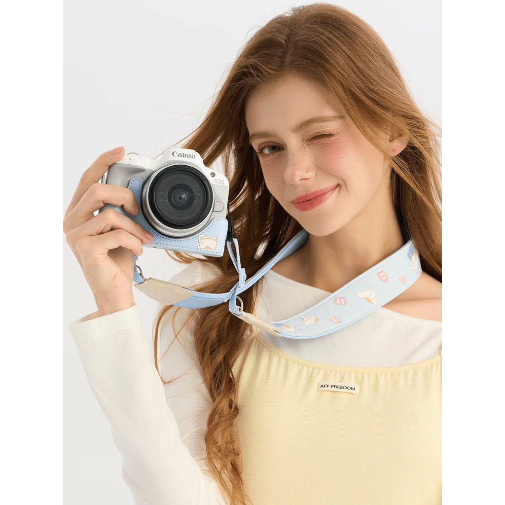 [ 𝑷𝒉𝒊𝒏 𝑻𝒉𝒖𝒚 𝑫𝒖𝒐𝒏𝒈 ★ ] Case máy ảnh Pashari  Canon R50 Cinnamaroll