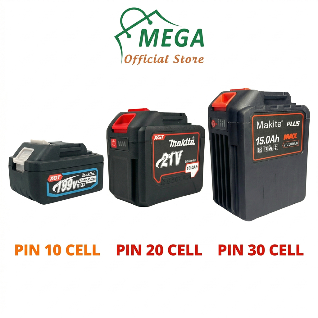 Pin 10 Cell, 20 Cell, 30 Cell Chân Pin Phổ Thông – Pin Máy Khoan, Máy Bulong, Pin Quạt Tích Điện, Pi
