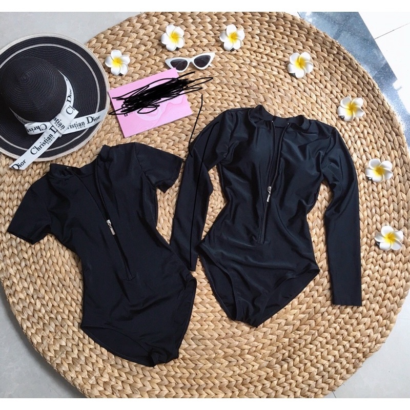 Bikini Liền Mảnh Đi Biển Chất Thun Co Dãn Thoải Mái, Che Khuyết Điểm, Tôn Dáng, Đồ Bơi Nữ Kín Đáo | BigBuy360 - bigbuy360.vn