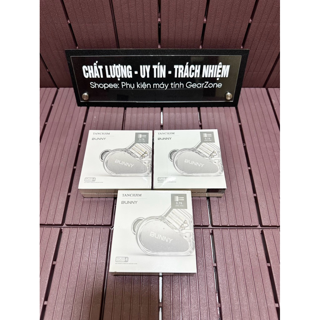(Tặng thẻ hương) Tai Nghe TANCHJIM Bunny – In-Ear Dynamic IEM + DSP Type-C/3.5mm: PET-Ti, Double-Cha