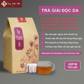 Trà Thanh Bì thảo mộc - Dịu nhẹ từ thảo mộc - vị thanh nhiệt mát da, dễ chịu khi da hay ngứa ngáy